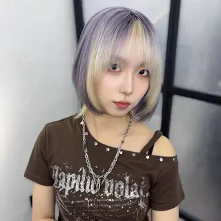 ミディアム カラー Ren. 🦋デザインカラーのヘアスタイル