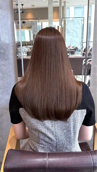 レイヤーカット× 髪質改善カラー 片山のヘアスタイル