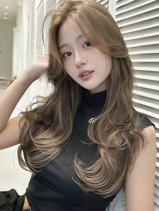 ミディアム FOCUS JAPAN3のヘアスタイル