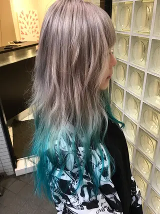 ロング カラー パーマ ヘアアレンジ メンズ キッズ ネイル マツエク・マツパ 神山 昌子のヘアスタイル