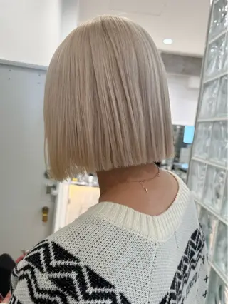 ショート カラー 原宿ブリーチカラー /三村克彦のヘアスタイル