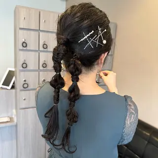 ヘアアレンジ 小嶋 菜々子のヘアスタイル