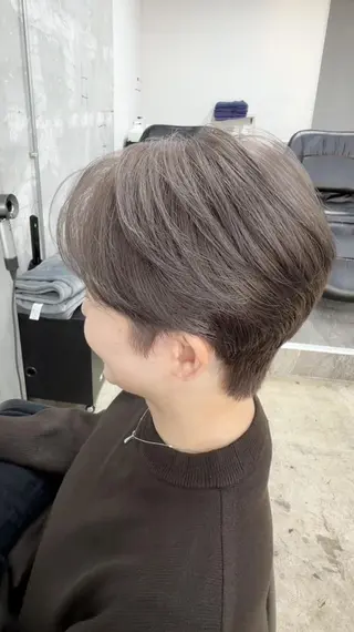 ショート ニューモナ 来来亭堺白鷺店前のヘアスタイル