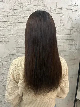 ロング 🪽髪質改善縮毛矯正 🤍MIU🤍のヘアスタイル