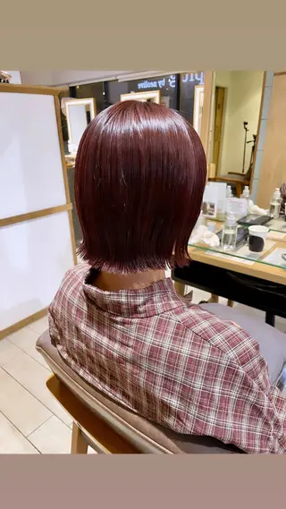 ショート カラー 🍬kanami 🍬ボブ/暖色カラーのヘアスタイル
