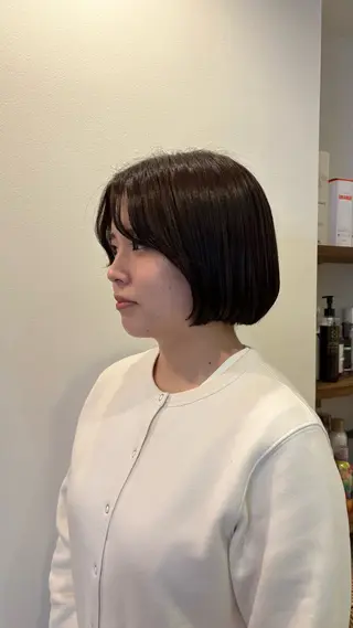 ショート カラー パーマ 大阪/梅田すぐ /パーマ落とし専門店のヘアスタイル
