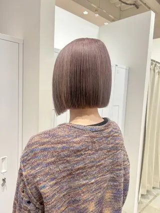 ショート カラー ヘアアレンジ yuka .のヘアスタイル