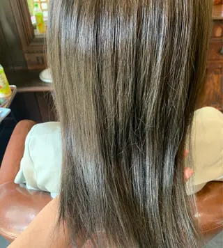 セミロング カラー ヘアアレンジ Hikari /京都駅美容室のヘアスタイル