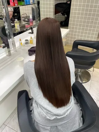 カラー ヘアアレンジ 🖤艶髪／髪質改善 横浜美容室／ゆりのヘアスタイル