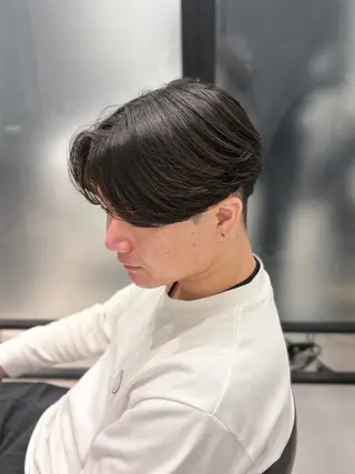 メンズ ✅曲がる縮毛矯正・ メンズ縮毛/森隆之介のヘアスタイル