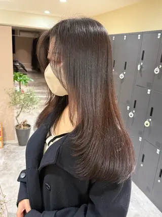 ロング 内田 涼風のヘアスタイル