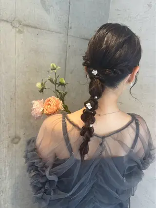 ロング ヘアアレンジ 美髪× ヘアセット✨Araiのヘアスタイル