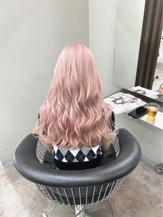 ロング ブリーチカラー HAZUKI🦖のヘアスタイル