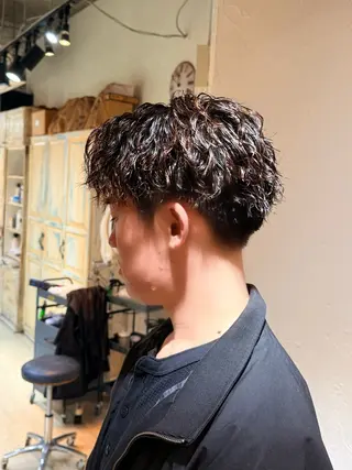 パーマ メンズ メンズカット Hikaruのヘアスタイル