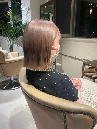 ミディアム カラー 聖 来のヘアスタイル