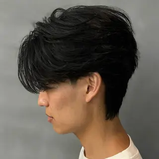 パーマ メンズ 玉置 晴太郎のヘアスタイル