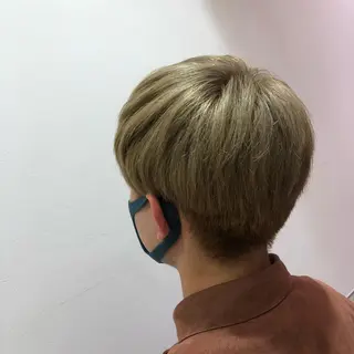 カラー メンズ 透明感カラー🩵 mioのヘアスタイル
