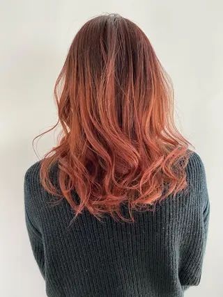 セミロング カラー KOOKI スティードトーキョーのヘアスタイル