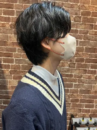 ショート カラー パーマ ヘアアレンジ メンズ キッズ ネイル マツエク・マツパ アイブロウ 久木原 ゆりのヘアスタイル