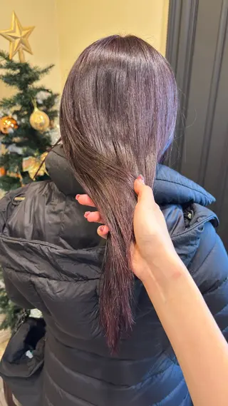 セミロング カラー Karin／ レイヤーブリーチ🥀のヘアスタイル