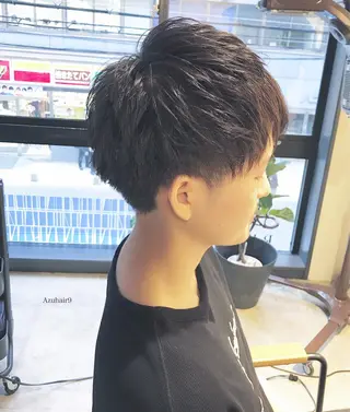 ショート メンズ RHAIRSALON 西山梓のヘアスタイル