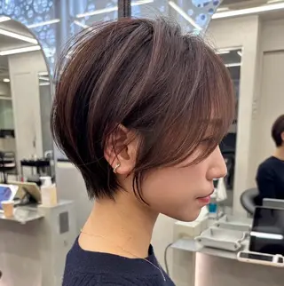 ショート 《髪質改善✖️レイヤ ー🩶》ナオヤのヘアスタイル