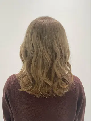セミロング カラー 前山拓巳 /マンツーマンサロンのヘアスタイル