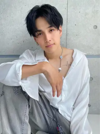 ショート カラー パーマ ヘアアレンジ メンズ 🔷横浜/メンズ TAKUMI🔷のヘアスタイル
