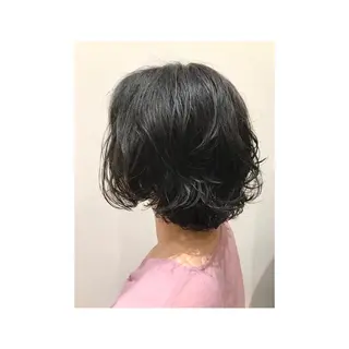 ミディアム パーマ くるくるパーマ aikoのヘアスタイル