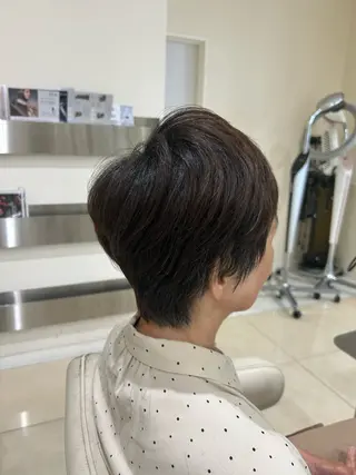 ショート パーマ 髙木 碧唯のヘアスタイル