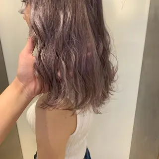 カラー 天野 利咲のヘアスタイル