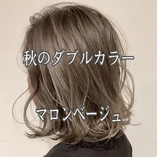 ショート カラー 髪質改善カラー韓国風 レイヤーtudaのヘアスタイル