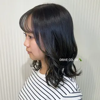 ミディアム yuka♡/暖色系/ ブリーチなしWカラーのヘアスタイル
