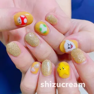 ネイル shizucream 痛デコネイル専門のネイルデザイン