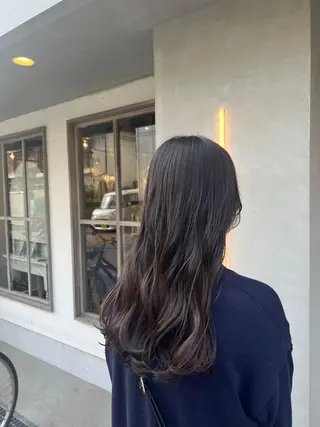 ロング ひがし はるなのヘアスタイル