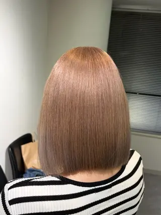 ミディアム カラー 💋色気ハイトーン 💋HARUKAのヘアスタイル
