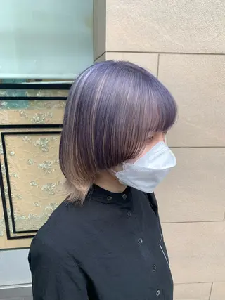 カラー 海外girl🤎 透明感ベージュmaoのヘアスタイル