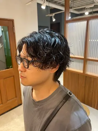 パーマ メンズ EIGHT 濱田響のヘアスタイル