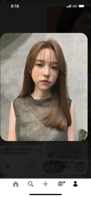 ロング 韓国好き🇰🇷 美容師MIKUのヘアスタイル