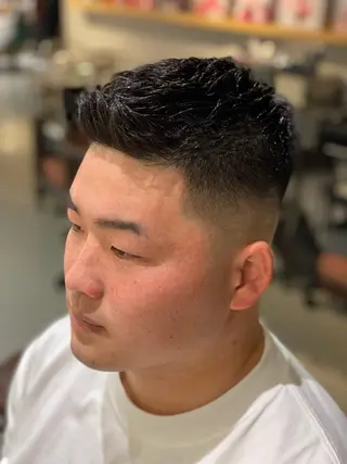ショート パーマ メンズ unopulir 景山 凌のヘアスタイル