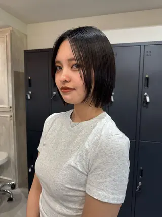 ショート カラー 大人ボブと似合 わせカラー/馬場 翼のヘアスタイル