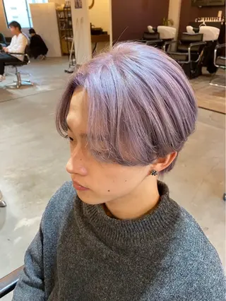 ショート ツイスパ/シャドウ 新井のヘアスタイル