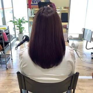 ロング カラー 髪質改善縮毛矯正 美容師✂️山崎竜二のヘアスタイル