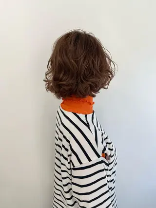 ショート 朝がラクになるパーマ トウバルタイキのヘアスタイル
