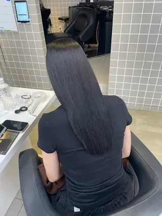 カラー 🖤韓国暗髪 |透明感カラー ゆりのヘアスタイル