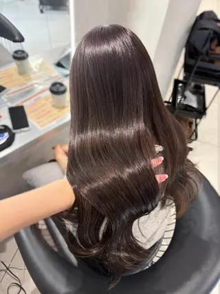 ロング カラー 韓国レイヤー×モテ髪 /MITSUKI🤍のヘアスタイル