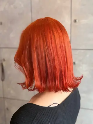 ミディアム カラー ヘアアレンジ 🎀ハイトーン・艶 カラー HANA🎀のヘアスタイル