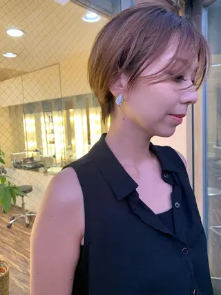ショート カラー 髪質改善サロン ARCHE野瀬冬馬のヘアスタイル