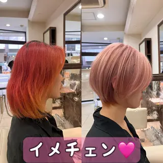 ショート カラー 《大人気髪質改善》 プログレス国分寺店のヘアスタイル