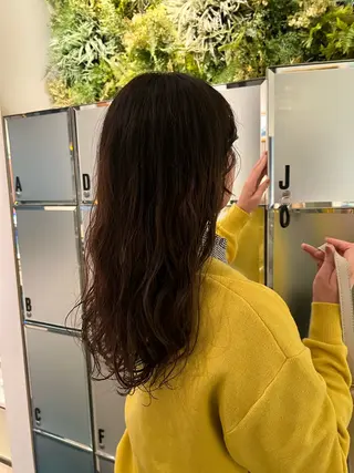 ロング カラー パーマ ムラコシヒカリ lapenseeのヘアスタイル